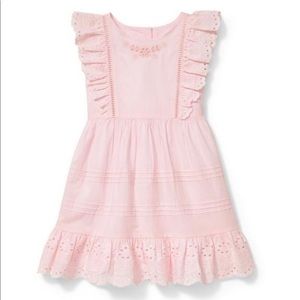 Janie and Jack Pink Eyelet Dress